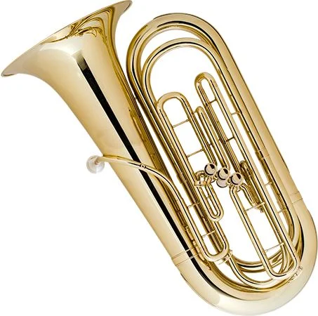  King 1135W 3/4-size Student BBb Tuba - Clear Lacquer