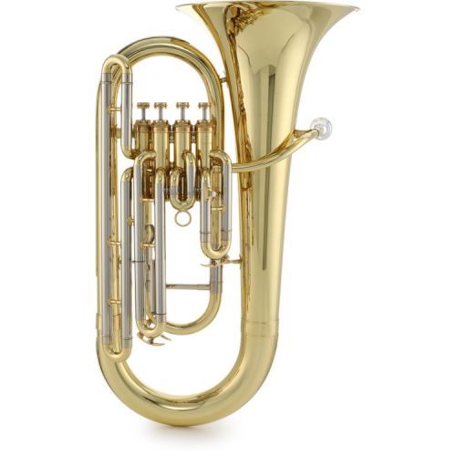  King 2280 Legend Soloist Intermediate 4-valve Euphonium and The Hug Stand - Clear Lacquer