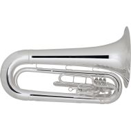 King 1151 Ultimate Marching BBb Tuba - Silver Plated