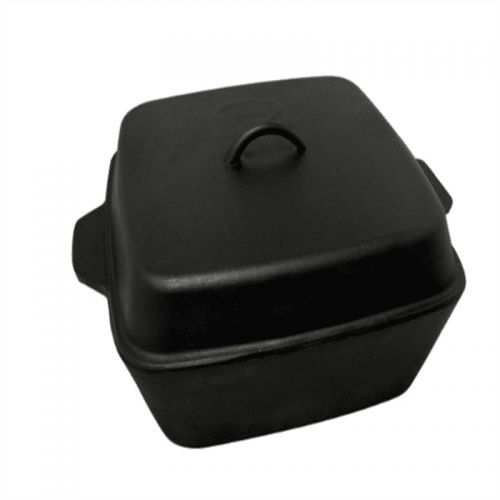  King Kooker 12-Quart Cast Iron Roaster with Lid