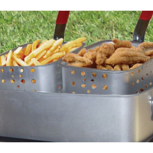  King Kooker 1624 24 Outdoor Cooker Package with Rectangular Fry Pan, OS, Multi