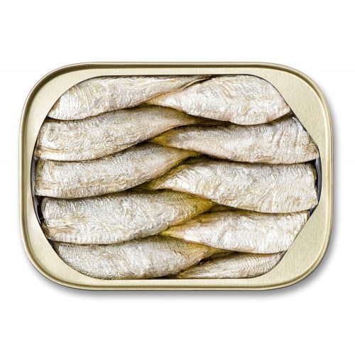  King Oscar Wild Caught Brisling Sardines Tiny Tots Extra Virgin Olive Oil, 3.75 Ounce (Pack of 12)