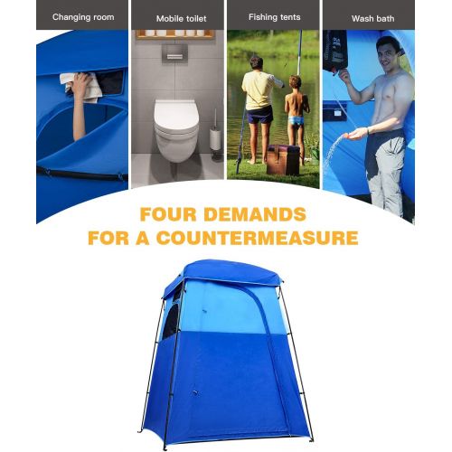  [아마존베스트]KingCamp Oversize Outdoor Easy Up Portable Dressing Changing Room Shower Privacy Shelter Tent