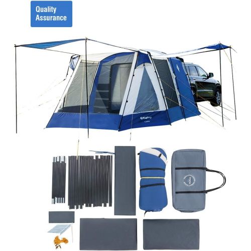  KingCamp Melfi Plus SUV Car Tent 3 Seasons 4-6 Person Multifunctional, Suitable Camping Traveling Family Outdoor Activities