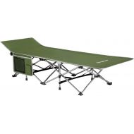 KingCamp Strong Stable Folding Camping Bed Cot with Carry Bag