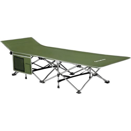  KingCamp Strong Stable Folding Camping Bed Cot with Carry Bag