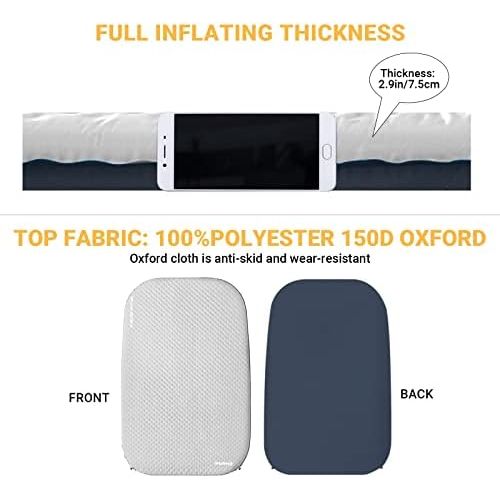  KingCamp Deluxe Series Thick Self Inflating Camping Sleeping Pad Foam Mat Mattress, Single and Double 4 Size