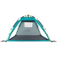 KingCamp Beach Sun Shelter UPF 50+ Family Camping Tent for 4-Person with Detachable Three Side Walls