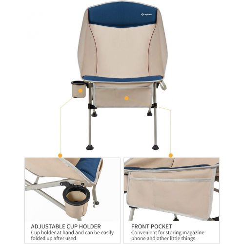  King Camp Portable Heavy Duty Folding Deluxe Camping Chair, 9.0 lbs캠핑 의자