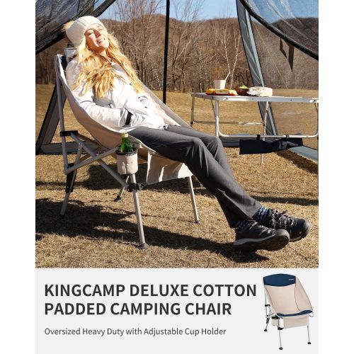  King Camp Portable Heavy Duty Folding Deluxe Camping Chair, 9.0 lbs캠핑 의자