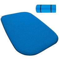 KingCamp Self Inflating Sleeping Pad for Camping Insulated Camping Mattress 11 R Value Ultra Comfortable 3 Thick Wide Sleeping Pad for Tent Traveling and Family Camping Deluxe Seri