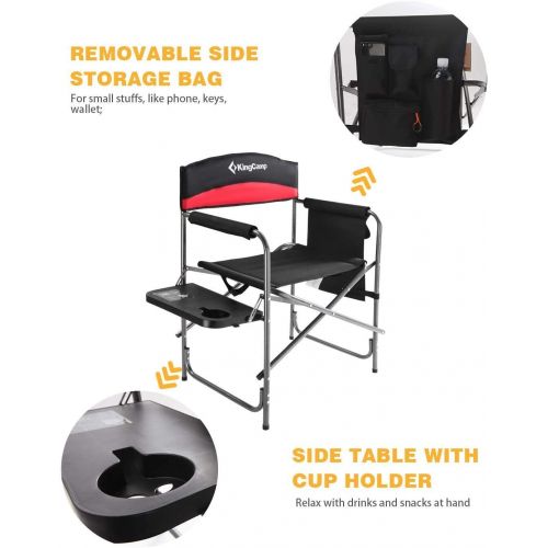  KingCamp Heavy Duty Camping Folding Director Chair