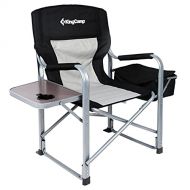 KingCamp KC3977_Black/MediumGrey Camping Chair, One Size