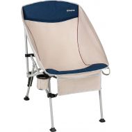 KingCamp Folding Camping Chair Portable Heavy Duty Lawn Chair with Rotatable Cup Holder & Padded Headrest & Carry Bag for Sports, Picnic, Fishing, Backyard