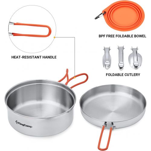  KingCamp Camping Cookware Mess Kit