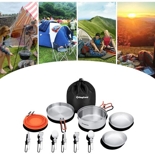  KingCamp Camping Cookware Mess Kit