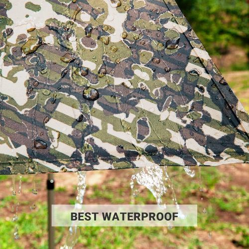  KingCamp Camping Tarp UPF50+ Lightweight Tent Tarp Hammock Shade for Camping Trips, Fishing, or Picnics Portable Waterproof