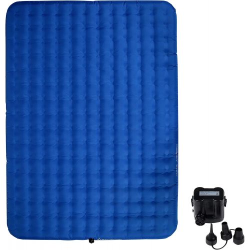  KingCamp Sleeping pad for Camping 6 Thick Camping Mattress 2 Person Inflatable Mattress Camping with Pump Up to 550LB for Heavy Weight for Tent Backpacking Queen Size Camping Pad B