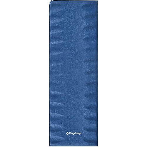  KingCamp 3D Self Inflating Sleeping Pad Ultralight Camping Air Mattress Pad Compact Inflatable Mat 2inch for Tent Hiking and Adults.