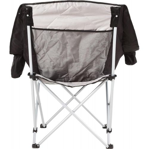  KingCamp Oversized Folding Sofa Camping Chair Padded Outdoor Club Chair with Cooler Bag, Armrest Cup Holder for Indoor and Outdoor, Sports, Lawn, Camp