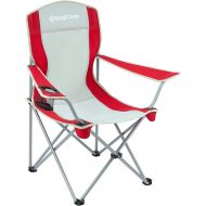 KingCamp Folding Camping Chair Lightweight Portable Quad Chair for Outdoor Sports Hiking Fishing Picnic with Cup Holder and Carry Bag