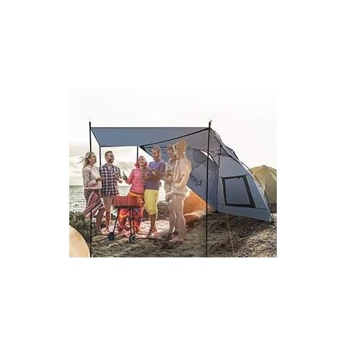  KingCamp Awning Sun Shelter SUV Tent and Heavy Duty Folding Arm Chair