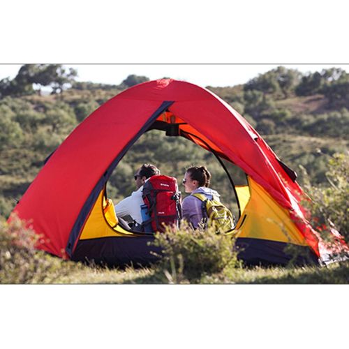  KingCamp Camping Backpacking Tent 2-3 Person 2-in-1 Portable Durable Waterproof Roomy Outdoor Tent for Hiking Outdoor Mountain Travel Music Festivals with Two Doors Easy Setup, 3 S