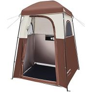 KingCamp Shower Tent Oversize Extra Wide Camping Privacy Shelter Tent, Portable Outdoor Shower Tent Dressing Changing Room Tent with Carry Bag, Camp Toilet, Easy Set Up, 1 Rooms/2