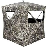 KingCamp Hunting Blind 270 Degree See Through with Carrying Bag 3 Person Ground Blinds for Deer Hunting Pop Up Turkey Blinds for Hunting Ground Blinds Portable Durable Camouflage T
