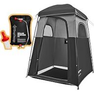 KingCamp Oversize Space Privacy Shower Tent with 5 Gallon Camping Shower Bag for Outdoor Camping Traveling Premium Camp Spa Warm Shower & Clean