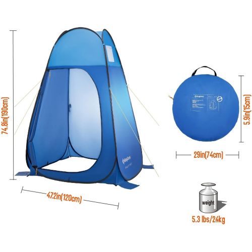  [아마존베스트]KingCamp Pop Up Dressing Changing Tent Shower Room Detachable Floor