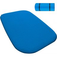 [아마존베스트]KingCamp Deluxe Series Thick Self Inflating Camping Sleeping Pad Foam Mat Mattress, Single and Double 4 Size