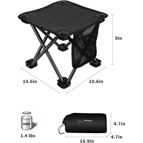  KingCamp Camping Stool Small Protable Backpacking Slacker Chair