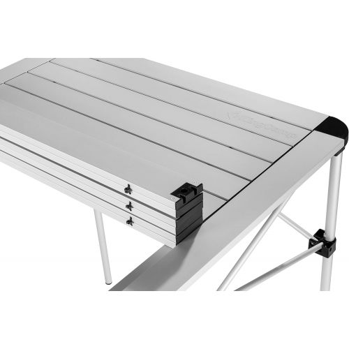  KingCamp KC3961_Silver Camping Table, 27.5×27.5×27.1