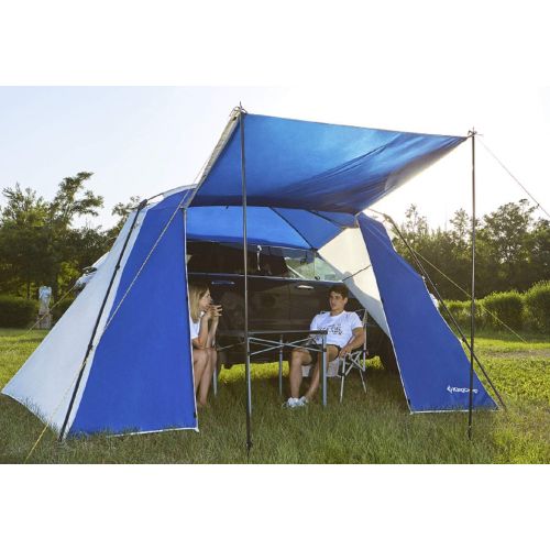  KingCamp Roof Tent, Portable Waterproof Tarp Awning, Premium Roomy (10 8x 82) Sun Shelter, Auto Side Canopy for Minivan, Beach, Camping, Patios, Carport