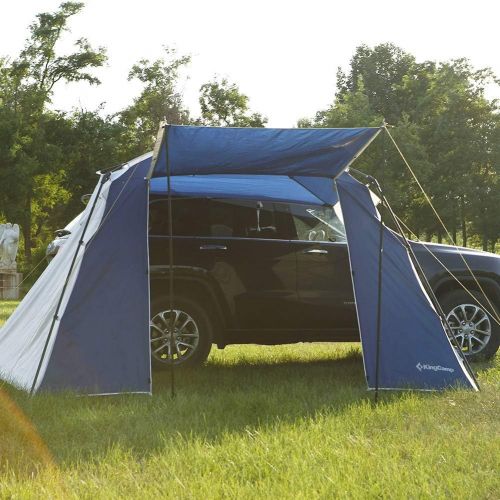  KingCamp Roof Tent, Portable Waterproof Tarp Awning, Premium Roomy (10 8x 82) Sun Shelter, Auto Side Canopy for Minivan, Beach, Camping, Patios, Carport