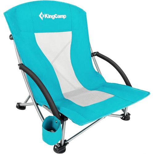  KingCamp Low Sling Beach Camping Concert Folding Chair with Mesh Back