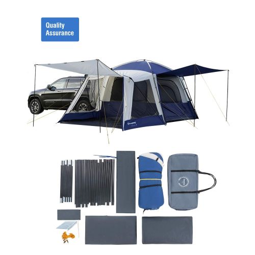  KingCamp Melfi Plus SUV Car Tent 3 Seasons 4-6 Person Multifunctional,Suitable Camping Traveling Family Outdoor Activities