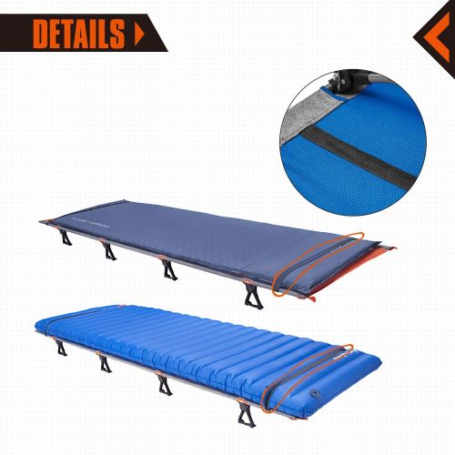  KingCamp Ultralight Compact Folding Camping Tent Cot Bed, 4.9 Pounds