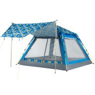 KingCamp 3-4 Person Camping Mesh Tent Screen Room, Quick-Up Sun Shelter Tents with Rain Fly