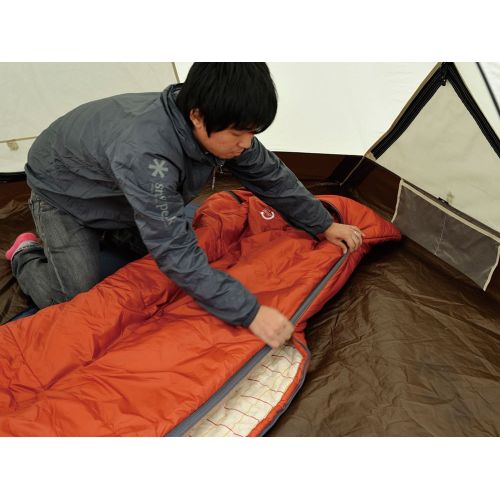  KingCamp Snow Peak Unisex Separate Ofuton Sleeping Bag Wide Orange One Size