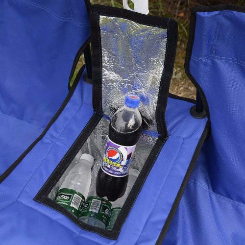  KingCamp yuangyuang Foldable Picnic Beach Camping Double Chair+Umbrella Table Cooler Fishing Fold Up