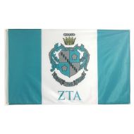 /KingGreekInc Zeta Tau Alpha Flag - 3 X 5 Officially Approved