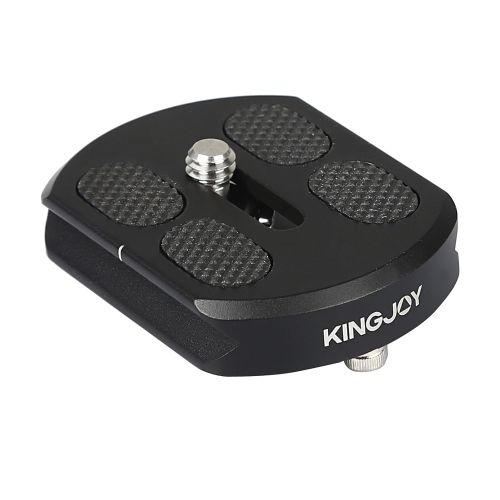  KingJoy Kingjoy T Series Ball Head with Panoramic Quick Release Plate, Compact, Black (T10)