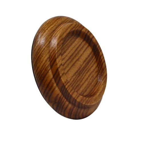  KingPoint Hardwood Grand Piano Caster Cups 6 Colors Set of 3 Furniture Leg Pads Protection (Zebra Wood)