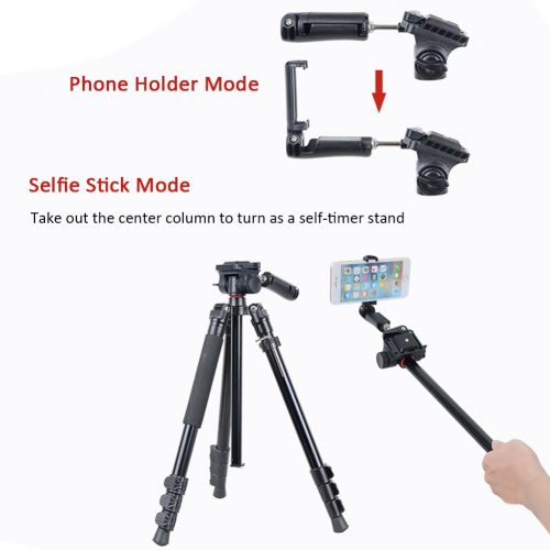  Kingjoy BT-158 Universal Stand Tripod Flexible Selfie Stick for DSLR Smartphone Iphone Camera