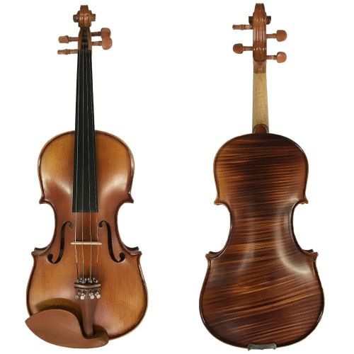  Kinglos YWA1005 4/4 Full Size Handcrafted Solid Wood Student Acoustic Violin Fiddle Starter Kit