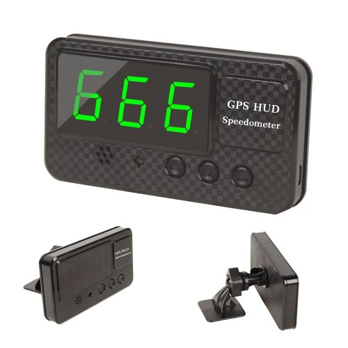  [아마존베스트]kingneed Original Universal GPS Head Up Display Speedometer Odometer Car Digital Speed Display MPH Over Speeding Alarm Car Clock for All Vehicles C60/C60S/C80/C90 (C60S)