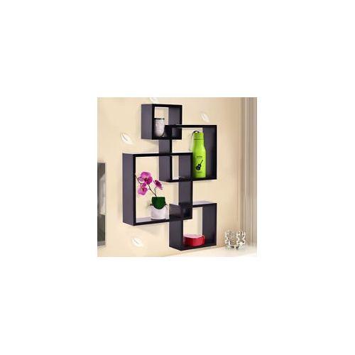  Kingolvr Home Decor Furniture Wall Shelf Squares Floating Shelf Wall Mounted