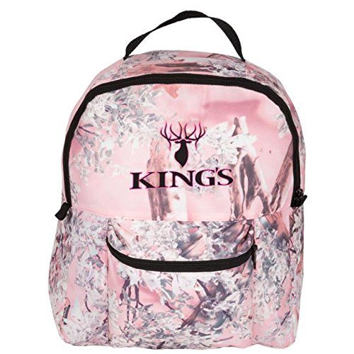  Kings Hunter Junior +25-Degree Sleeping Bag, Pink/Pink Shadow Camo Accents